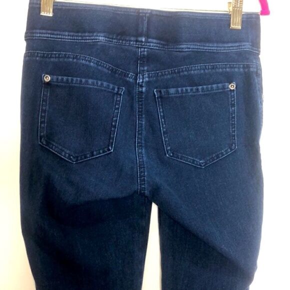 ALIA Dark Wash Jean Jeggings / Legging / Pant, 3-Pocket, Size (S) - Picture 2 of 10